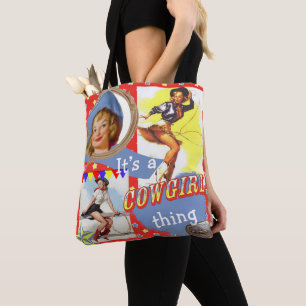 Tote Bag Les filles occidentales vintages c'est une chose