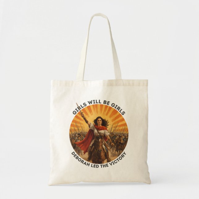 Tote Bag Les Filles Seront Des Filles Deborah Victoire (Devant)