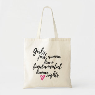 Tote Bag Les filles veulent juste avoir des droits humains 