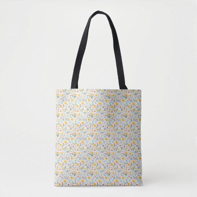 Tote Bag Les Fleurs Sont L'Alphabet Des Anges (Devant)
