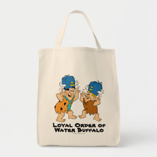 Tote Bag Les Flintstones   Fred et Buffalo d'eau de prise
