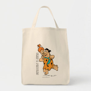 Tote Bag Les Flintstones   Fred et Flintstone de cailloux