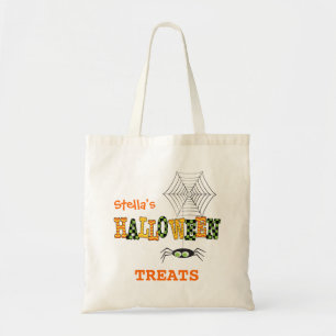Tote Bag Les friandises d'Halloween de mignonne Spider Kid