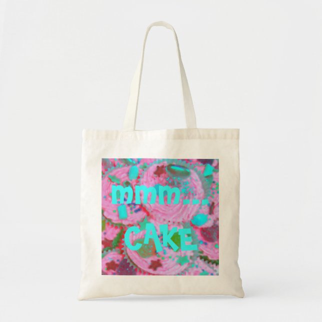 Tote Bag Les gâteaux roses...sac fourre-tout (Devant)