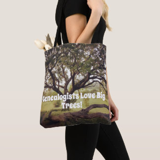 Tote Bag Les généalogistes aiment les grands arbres