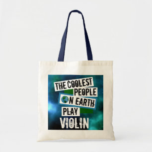 Tote Bag Les gens les plus cool de la planète jouent au vi