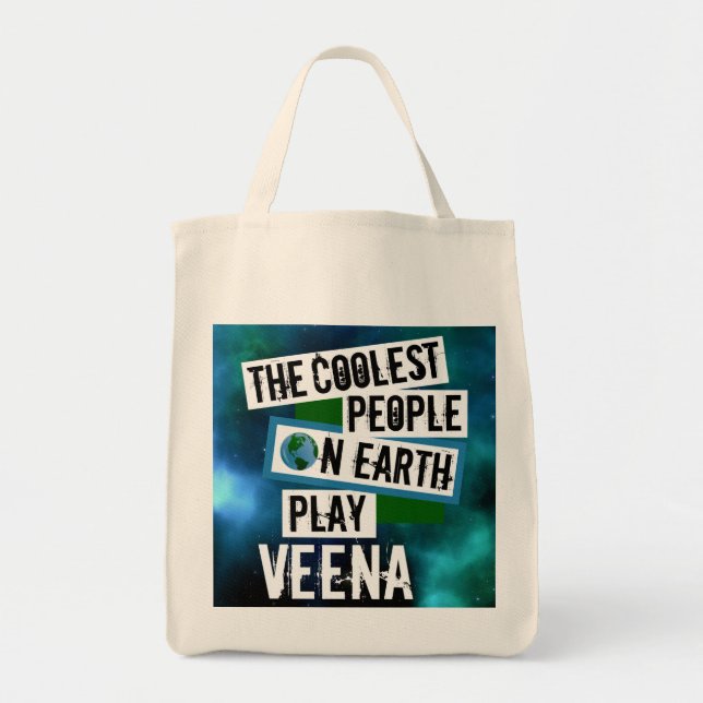 Tote Bag Les gens les plus froids de la Terre Jouer à Veena (Devant)