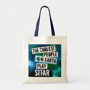 Tote Bag Les gens les plus froids sur Terre Jouer Sitar