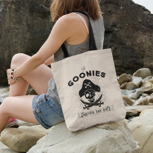 Tote Bag Les Goonies "Ne jamais dire mourir" Pirate Badge