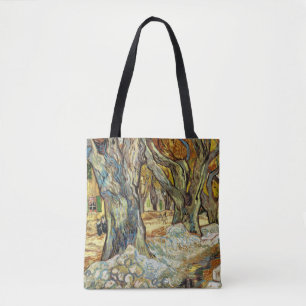 Tote Bag Les Grands Arbres À Avion De Vincent Van Gogh