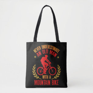 Tote Bag Les Hommes Ne Sous-Estiment Jamais Un Vieux Homme 