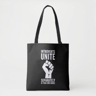 Tote Bag Les Introvertis S'Unissent Séparément Dans Vos Pro