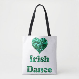 Tote Bag Les Irlandais d'amour dansent double face
