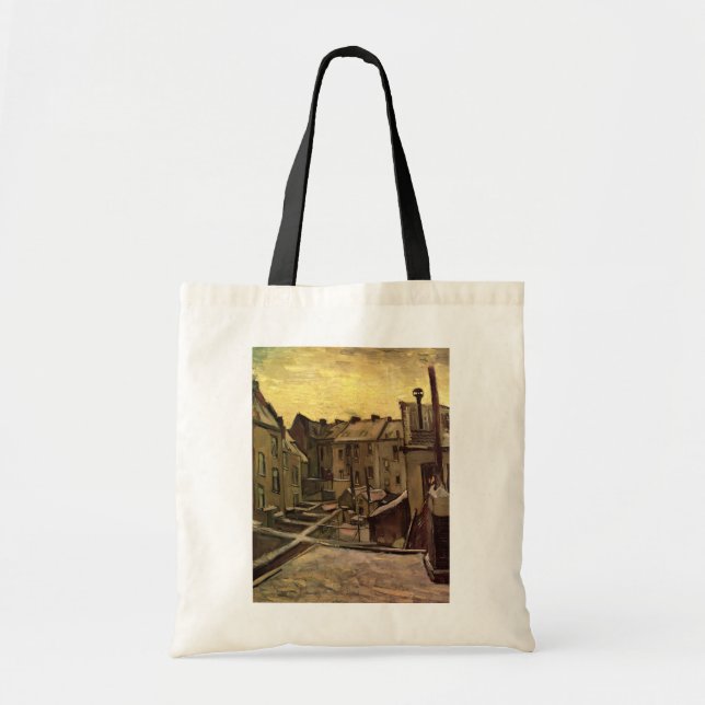 Tote Bag Les jardins de maisons anciennes par Vincent van G (Devant)
