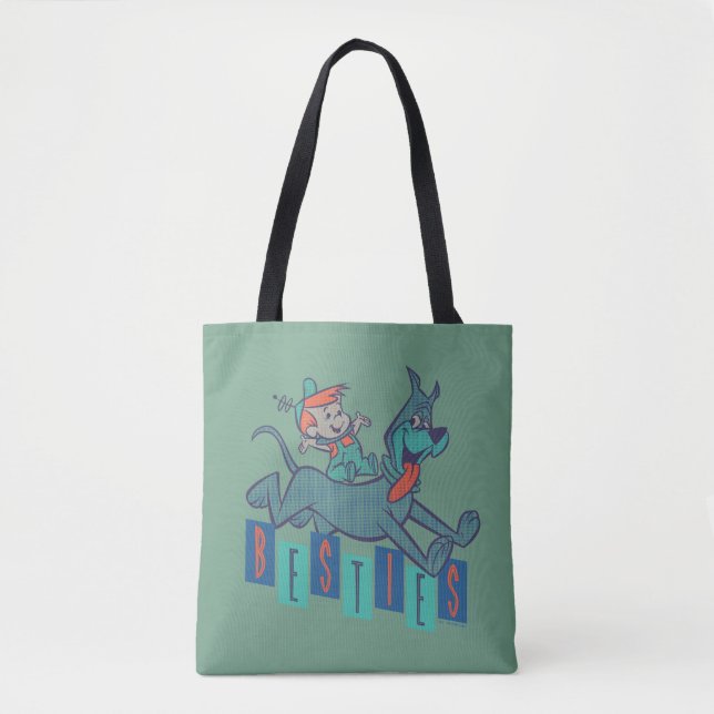 Tote Bag Les Jetsons | Elroy & Astro Besties (Devant)