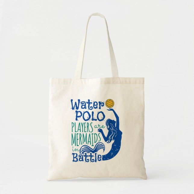 Tote Bag Les joueurs de water polo sont des sirènes en bata (Devant)