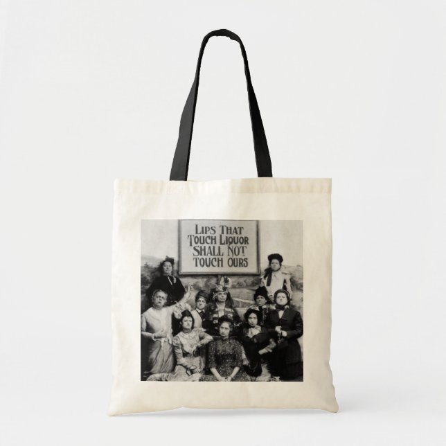 Tote Bag Les Lèvres Qui Touchent Le Liqueur Ne Toucheront P (Devant)
