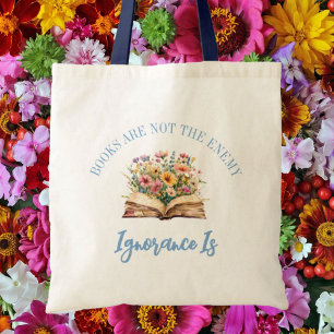 Tote Bag Les livres ne sont pas l'ennemi Livre