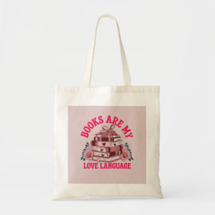 Tote Bag Les livres sont ma langue d'amour