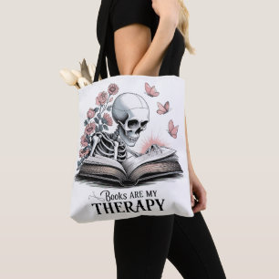 Tote Bag Les livres sont mon Louveur de livre thérapeutique