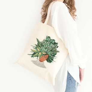 Tote Bag Les Love Plants Dame de Crazy Plant