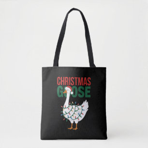Tote Bag Les lumières des oies de Noël