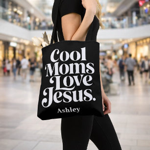 Tote Bag Les mamans cool aiment Jésus