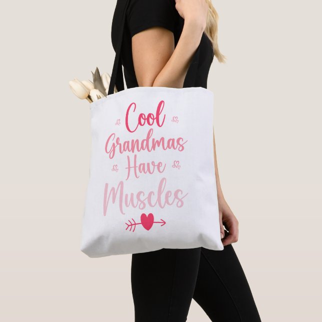Tote Bag Les mamies cool ont des muscles (De près)
