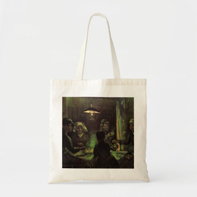 Tote Bag Les mangeurs de pommes de terre par Vincent van Go (Devant)