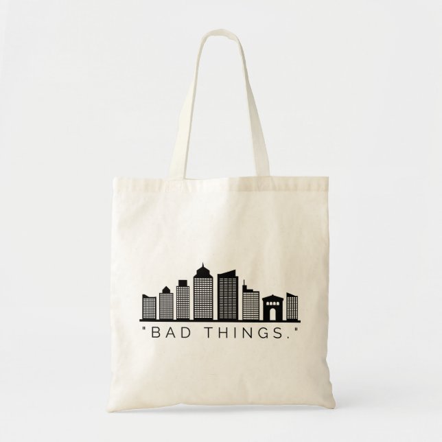 Tote Bag Les mauvaises choses se passent à Philadelphie : S (Devant)