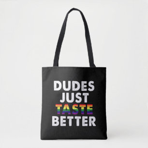 Tote Bag Les mecs Goûtent une meilleure idée de cadeau Gay