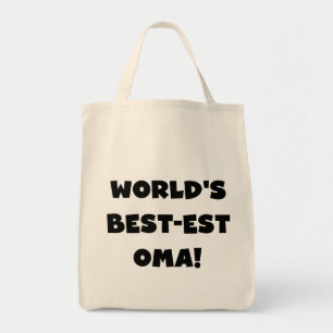 Tote Bag Les meilleurs cadeaux Oma Noir ou Blanc du monde