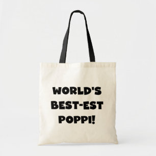Tote Bag Les meilleurs cadeaux Poppi Black Text du monde