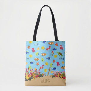 Tote Bag Les mignons petits sous la mer