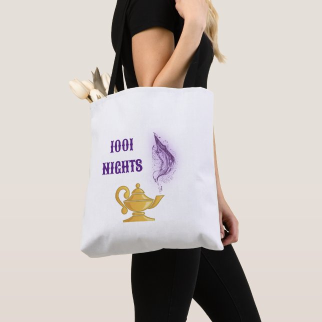 Tote Bag Les Mille et Une Nuits Aladdin Génie Magique (De près)