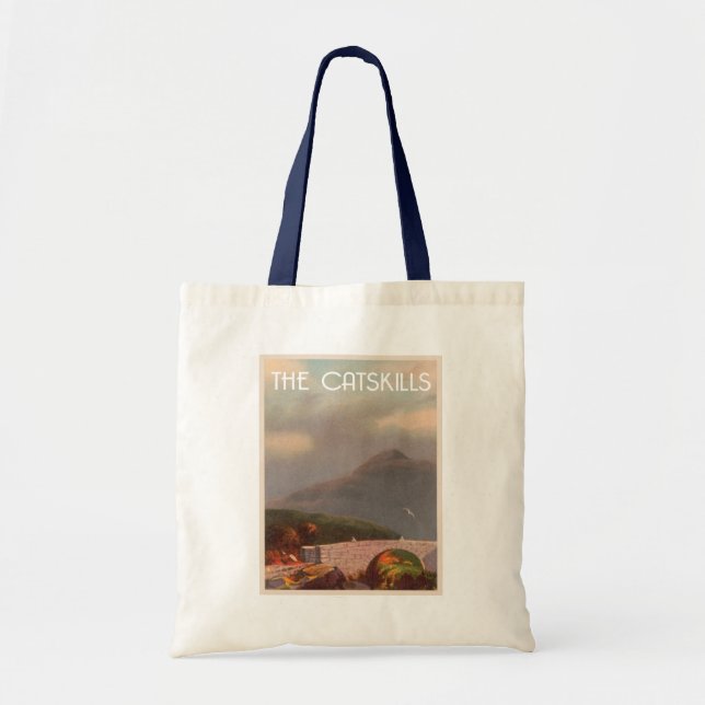 Tote Bag Les montagnes Catskill vintage (Devant)