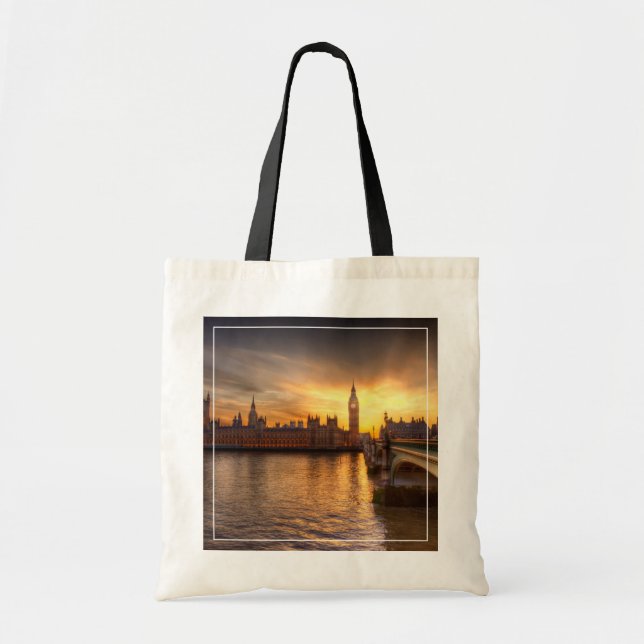 Tote Bag Les monuments | Big Ben & Chambres du Parlement (Devant)