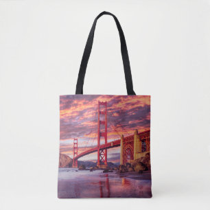 Tote Bag Les monuments   The Golden Gate San Francisco, CA