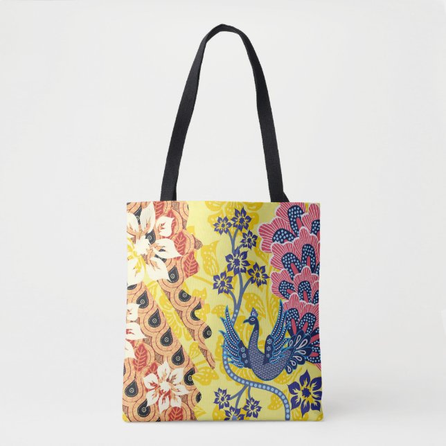 Tote Bag Les motifs distinctifs du batik indonésien (Devant)