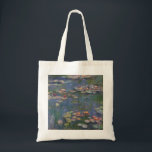 Tote Bag Les nénuphars de Claude Monet<br><div class="desc">Cette peinture est une par série de peintures à l'huile par Claude Monet impressionniste français (1840-1926) dépeignant le jardin d'agrément de Monet chez Giverny et était le centre principal de la production artistique de Monet pendant les trente dernières années de sa vie.</div>
