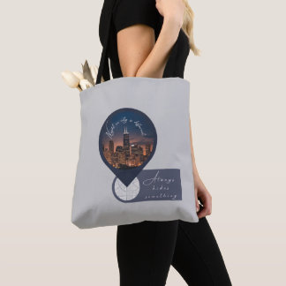Tote Bag Les nuits de la ville cachent ce que les cartes ne