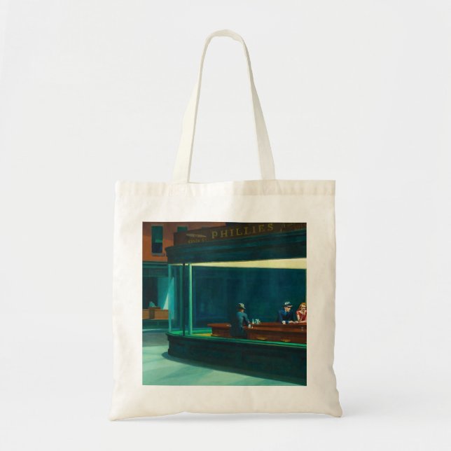 Tote Bag Les nuits Edward Hopper (Devant)