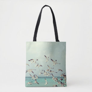 Tote Bag Les oiseaux à thème de la plage paisible