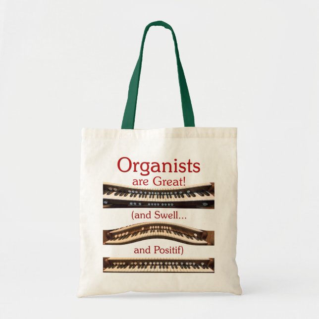 Tote Bag Les organistes sont grand budget fourre-tout (Devant)