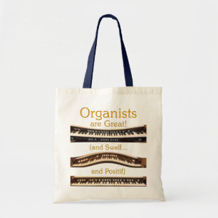 Tote Bag Les organistes sont grand budget fourre-tout dans
