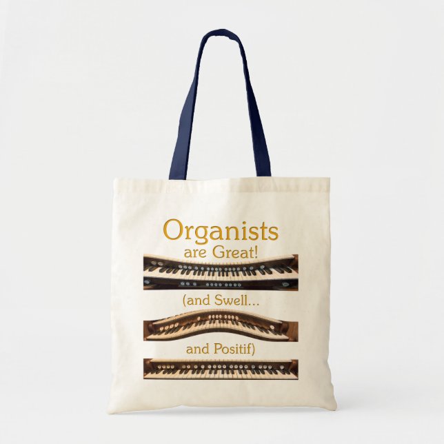 Tote Bag Les organistes sont grand budget fourre-tout dans (Devant)