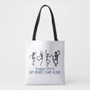 Tote Bag Les os Sec Viennent Vivre Drôle Halloween Chrétien