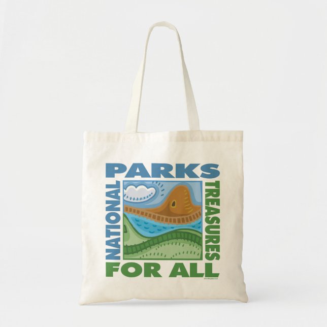 Tote Bag Les parcs nationaux (Devant)