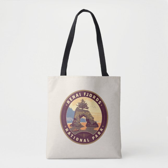 Tote Bag Les parcs nationaux de Kenai Fjords (Devant)