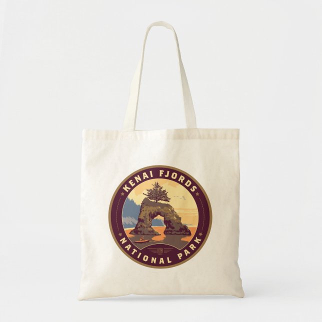 Tote Bag Les parcs nationaux de Kenai Fjords (Devant)